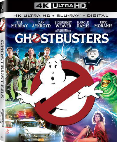 Ghostbusters & Ghostbusters II- UHD Movie Cover 