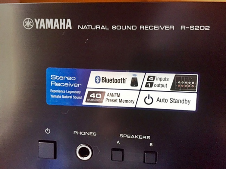 Yamaha R-S202 Stereo Receiver - Power Button