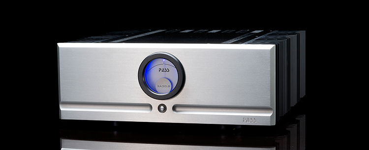 Pass Labs XA30.8 Class A Stereo Power Amplifier - Front Side View