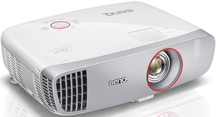 BenQ HT2150ST DLP Projector - Front Angle View