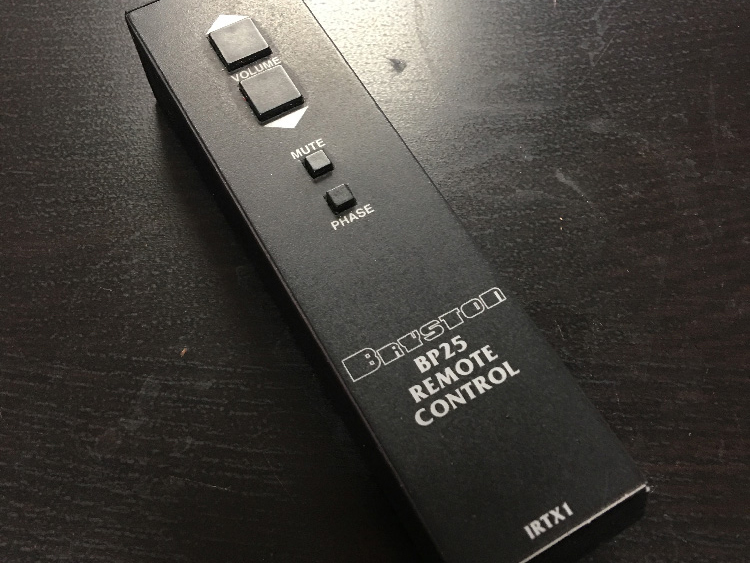 Bryston BP-25 Remote Control
