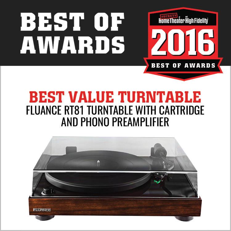 Fluance RT81 Turntable with Cartridge and Phono Preamplifier