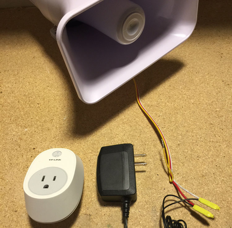 Wi-Fi-Controlled 120dB Alarm Siren Parts