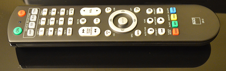 NAD C368’s remote control