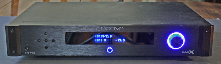 Emotiva BasX Home Theater Audio System - MC-700 Front