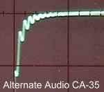 CA-35 Square Wave Response Closeup (2384 bytes)