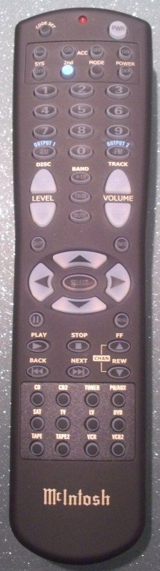 McIntosh MA6300 Remote Control