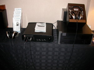The Headroom Max balanced amp with Denon AH-D7000 headphones