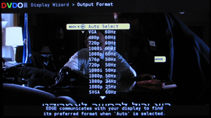 DVDO Edge Video Processor output format