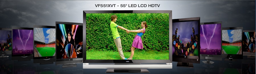 Vizio LCD HDTV VF550XVT、VF551XVT、VF552XVT、VL260M、VL320M、VL370M用 (中古品)