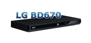 LG BD670 Blu ray player