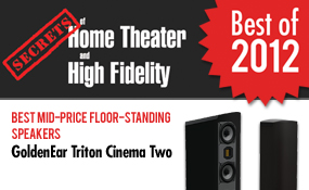 Best Mid-Price Floor-Standing Speakers - GoldenEar Triton Cinema Two