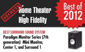Best Surround Sound System - Paradigm Monitor Series (7th generation)  Mini Monitor, Center 1, and Surround 1
