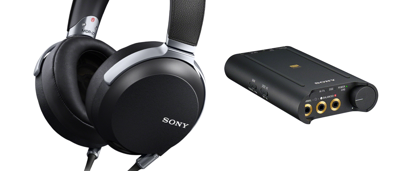 Sony MDR-Z7 Headphones and PHA-3 Portable DAC and Headphone Amp