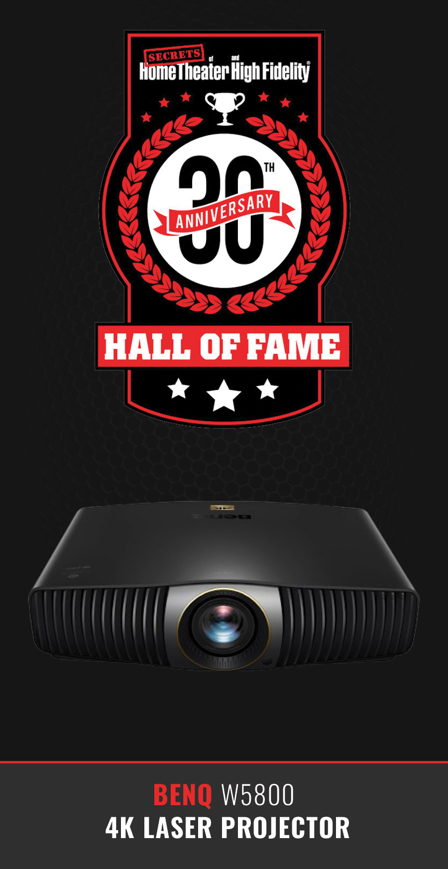 BenQ W5800 4K Laser Projector