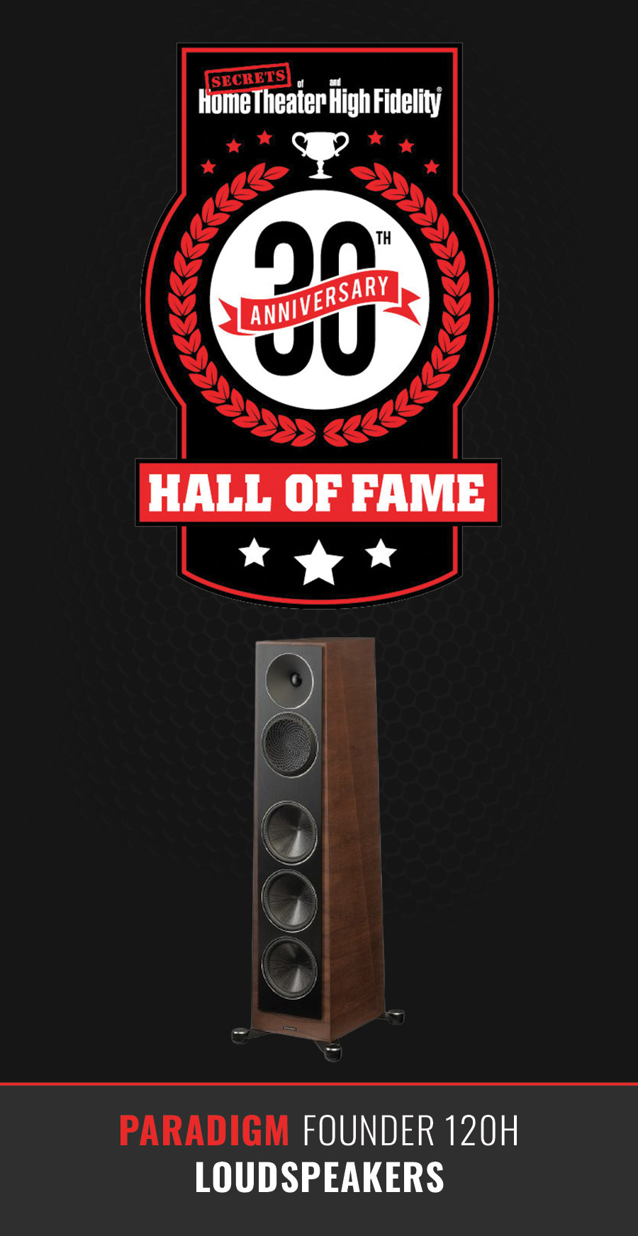 Paradigm Founder 120H Loudspeakers