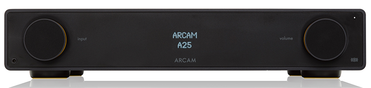 ARCAM A25 Integrated Amplifier Front View