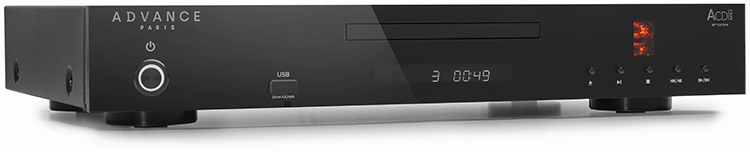 Advance Paris ACD APEX compact CD player Front Angle View