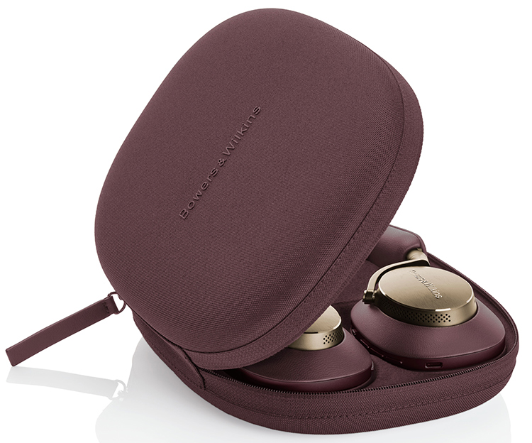 Bowers and Wilkins Px8 headphone (Royal Burgundy finish) Open Carrying Case View