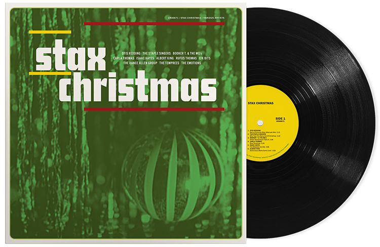 Stax Christmas LP Album Front View Cover (Black Wax Finish)