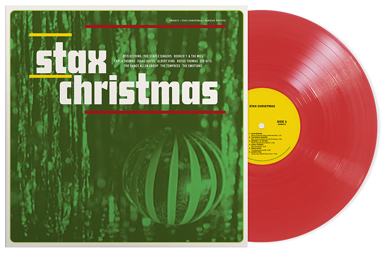 Stax Christmas LP Album Front View Cover (Red Wax Finish)