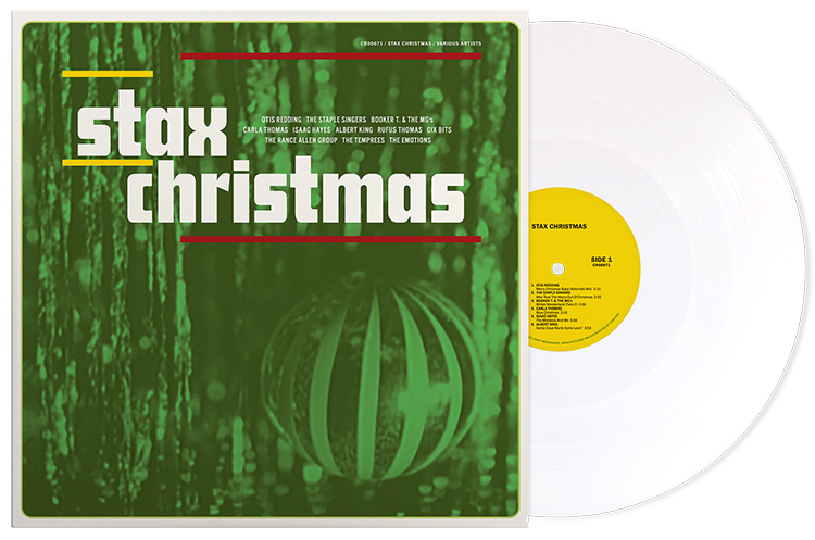 Stax Christmas LP Album Front View Cover (White Wax Finish)