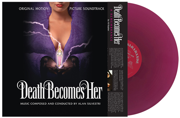 Death Becomes Her (Original Motion Picture Soundtrack) by Alan Silvestri limited-edition vinyl music record pressing