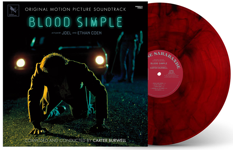 Blood Simple (Original Motion Picture Soundtrack/Deluxe Edition) by Carter Burwell limited-edition vinyl music record pressing