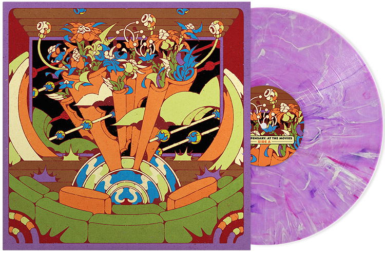 Jazz Dispensary: At the Movies (1-LP; Purple Haze Vinyl) by Various Artists limited-edition vinyl music record pressing