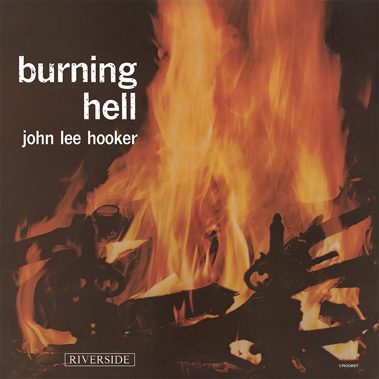 Burning Hell by John Lee Hooker album music cover artwork