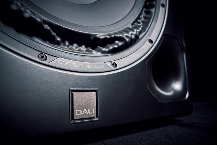 DALI V-16 F Subwoofer Close-up Front Logo View