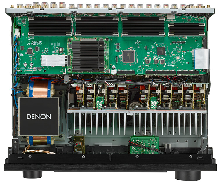 Denon 8K AVR-X6800H Internal View