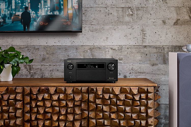 Denon AVR-A10H AV Receiver Front Lifestyle View