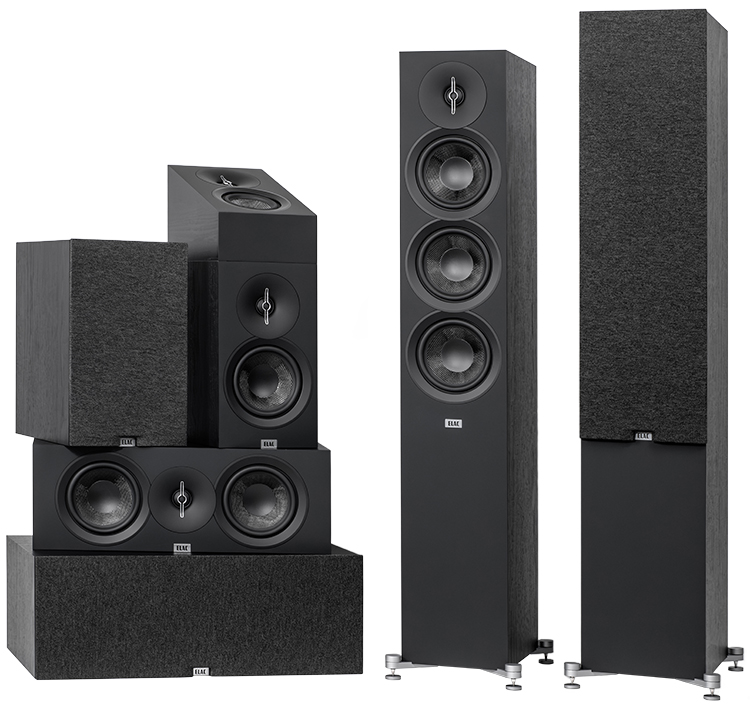 ELAC Debut 3.0 home theater product line of speakers
