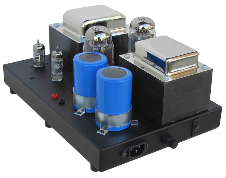 Quicksilver KT Mono Tube Amplifier Back Rear Angle View Quicksilver KT Mono Tube Amplifier Back Rear Angle View