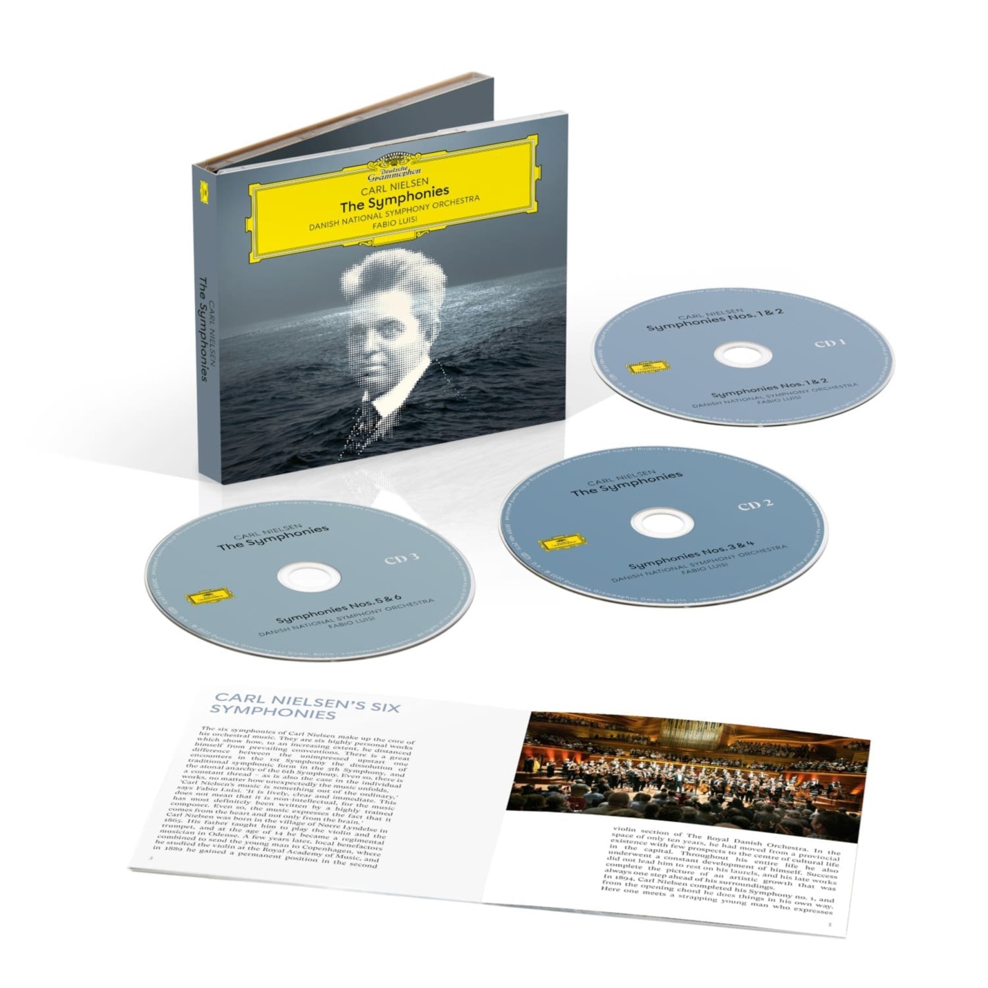 Nielsen Symphonies Nos 1-6 Danish National Symphony Orchestra conducted by Fabio Luisi Deutsche Gramophone Catalogue No: 4863471
