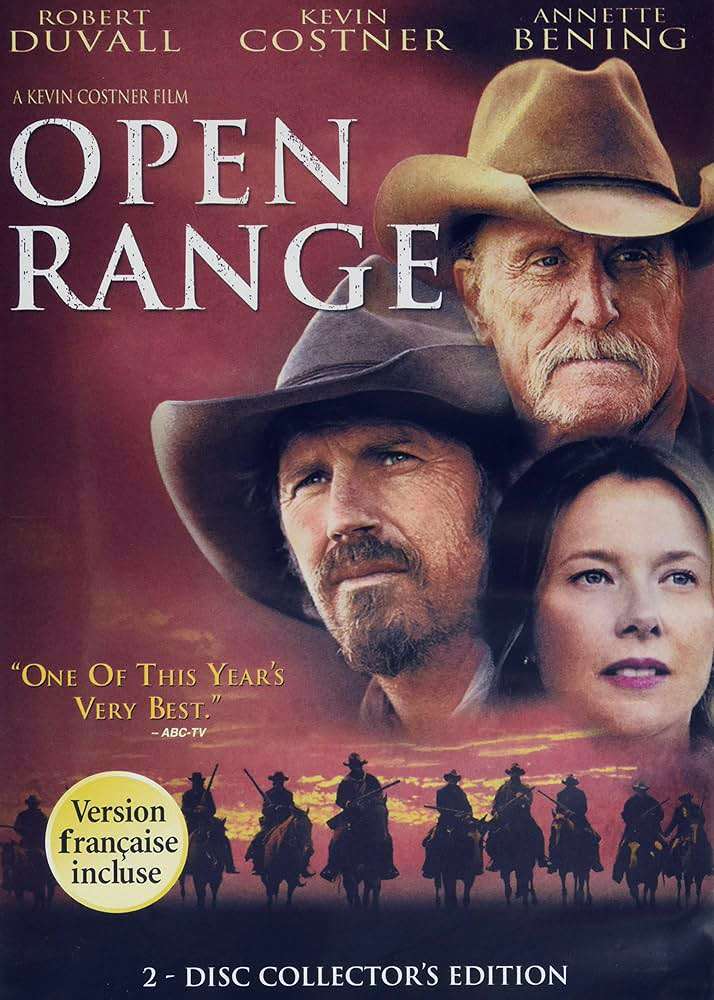 Open Range DVD movie cover