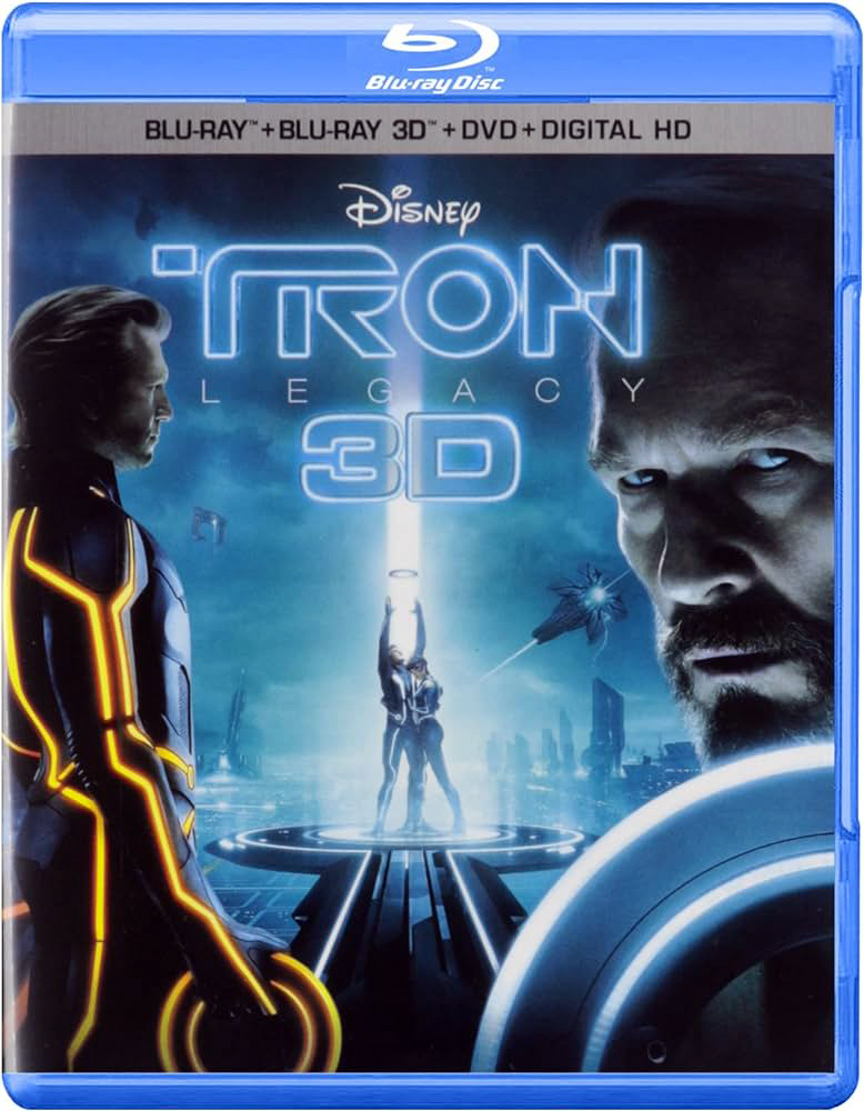 Tron: Legacy Blu-ray Disc movie cover