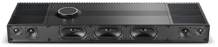 Focal Mu-so Hekla All-in-one Immersive Home Cinema System Front Top Aerial View