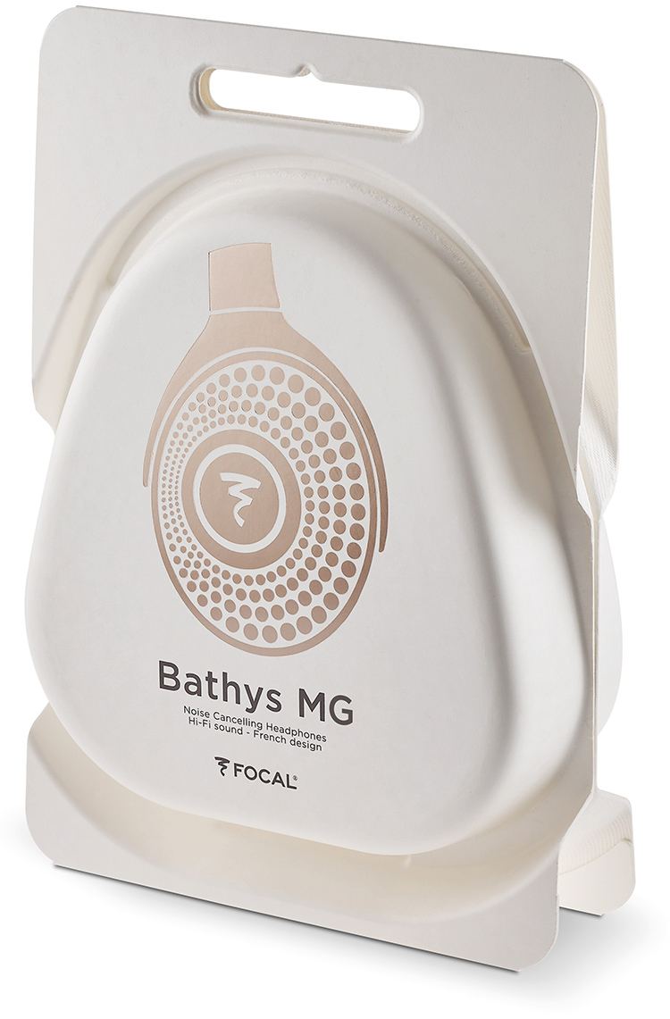 Closed Packaging Box Angle View of the product model Focal Bathys MG Headphone
