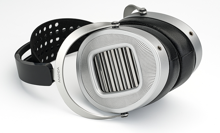 HIFIMAN ANANDA Unveiled Headphones Resting Side Angle View