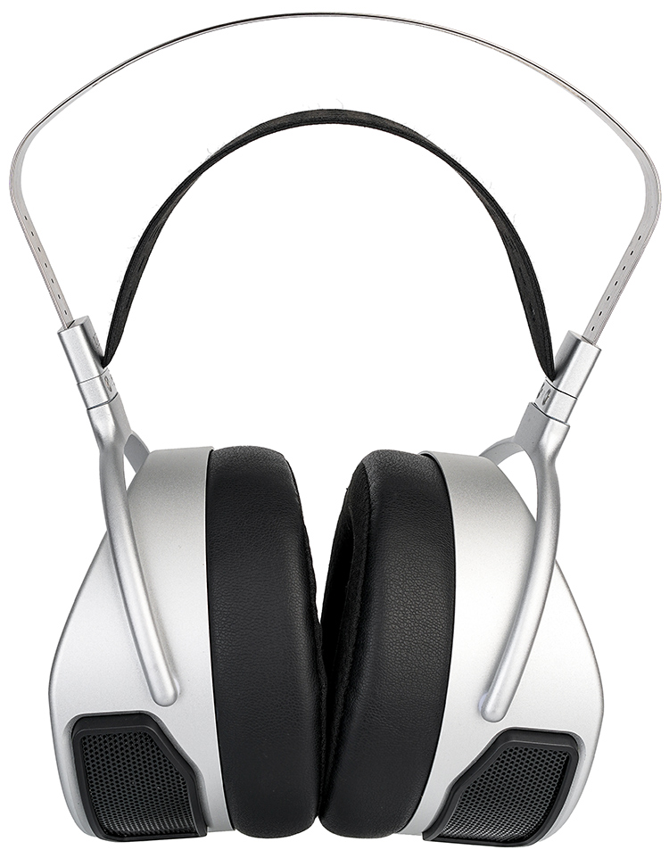 HIFIMAN ISVARNA Hybrid Headphone with earcups folded inward facing each other Front View
