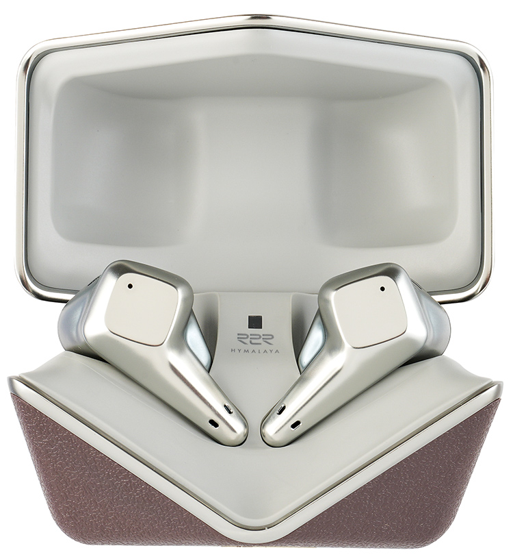 HIFIMAN SVANAR Wireless LE Bluetooth 5.2 Earbuds Front Open Case View with product inside