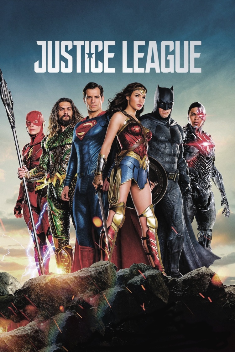 Justice League movie front cover