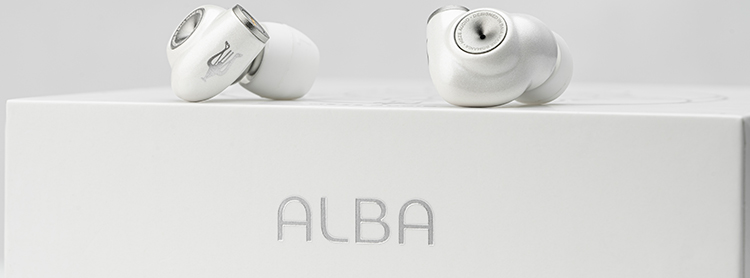 Meze Audio ALBA in-ear earphones Front View