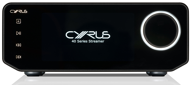 Cyrus Audio 40 ST - Streaming Music Player Front View