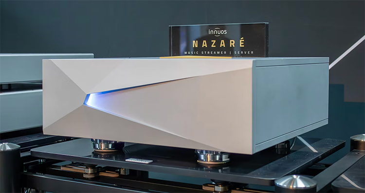 Innuos Nazaré flagship streamer featuring integrated GAIA IV technology