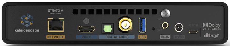 Kaleidescape Strato V Movie Player Rear View