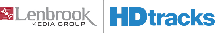 Lenbrook Media Group typographic logo | HDtracks typographic logo