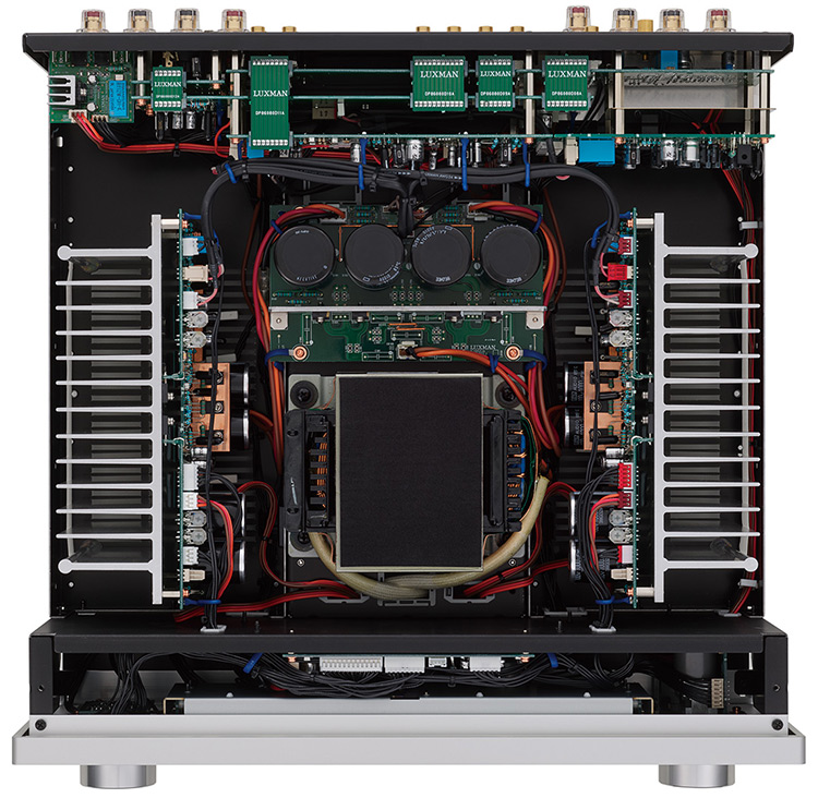Luxman L-505Z Integrated Amplifier Internal View